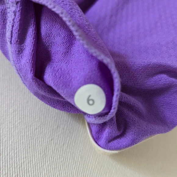 Lululemon Purple & Black Strappy Tank - Picture 2 of 3